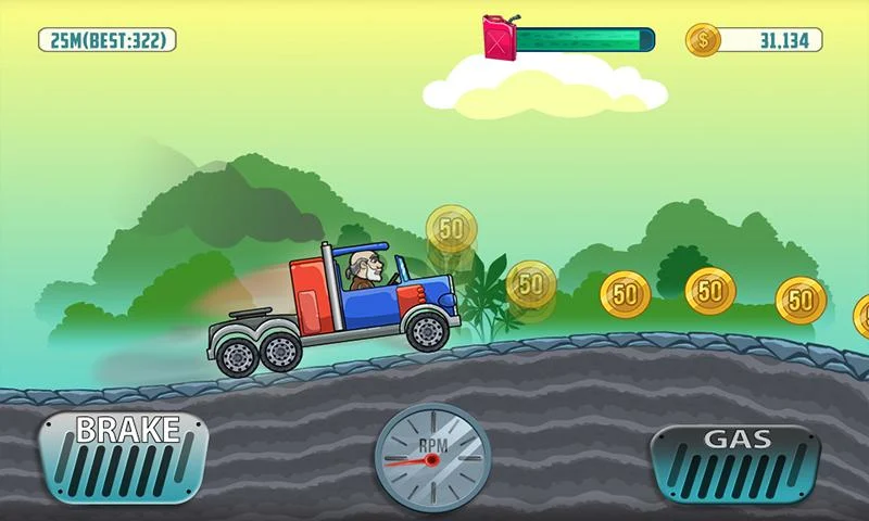  Mountain Car Climb- screenshot 