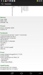 AVR Atmega Database - screenshot thumbnail