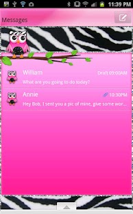 How to get GO SMS - Zebra Pink Owl lastet apk for laptop