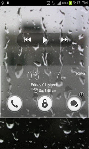 Rain Drops Go Locker Theme