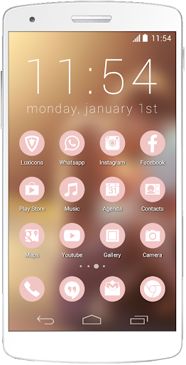 Luxicons Pastel Pink