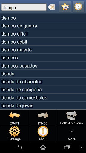 Spanish Portuguese dictionary