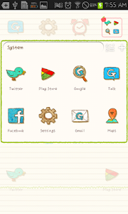 Happy Apple go launcher theme Screenshots 3