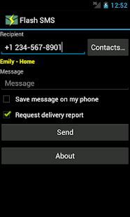 Flash SMS Class 0 for HTC
