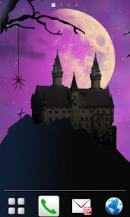 真夜中のハロウィンライブ壁紙。 Screenshots 3