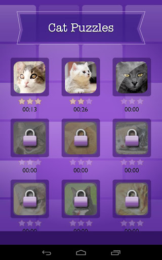 Cat + Kitten Quiz Slide Puzzle