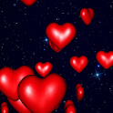 Hearts 3D Live Wallpaper logo