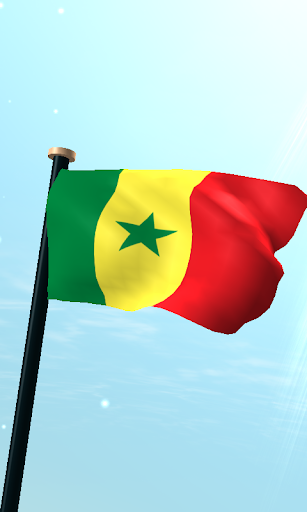 塞内加尔旗3D免费动态壁纸