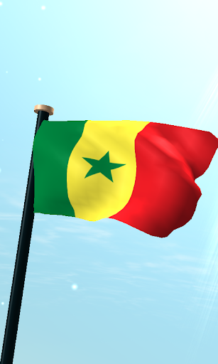 Senegal Flag 3D Free Wallpaper