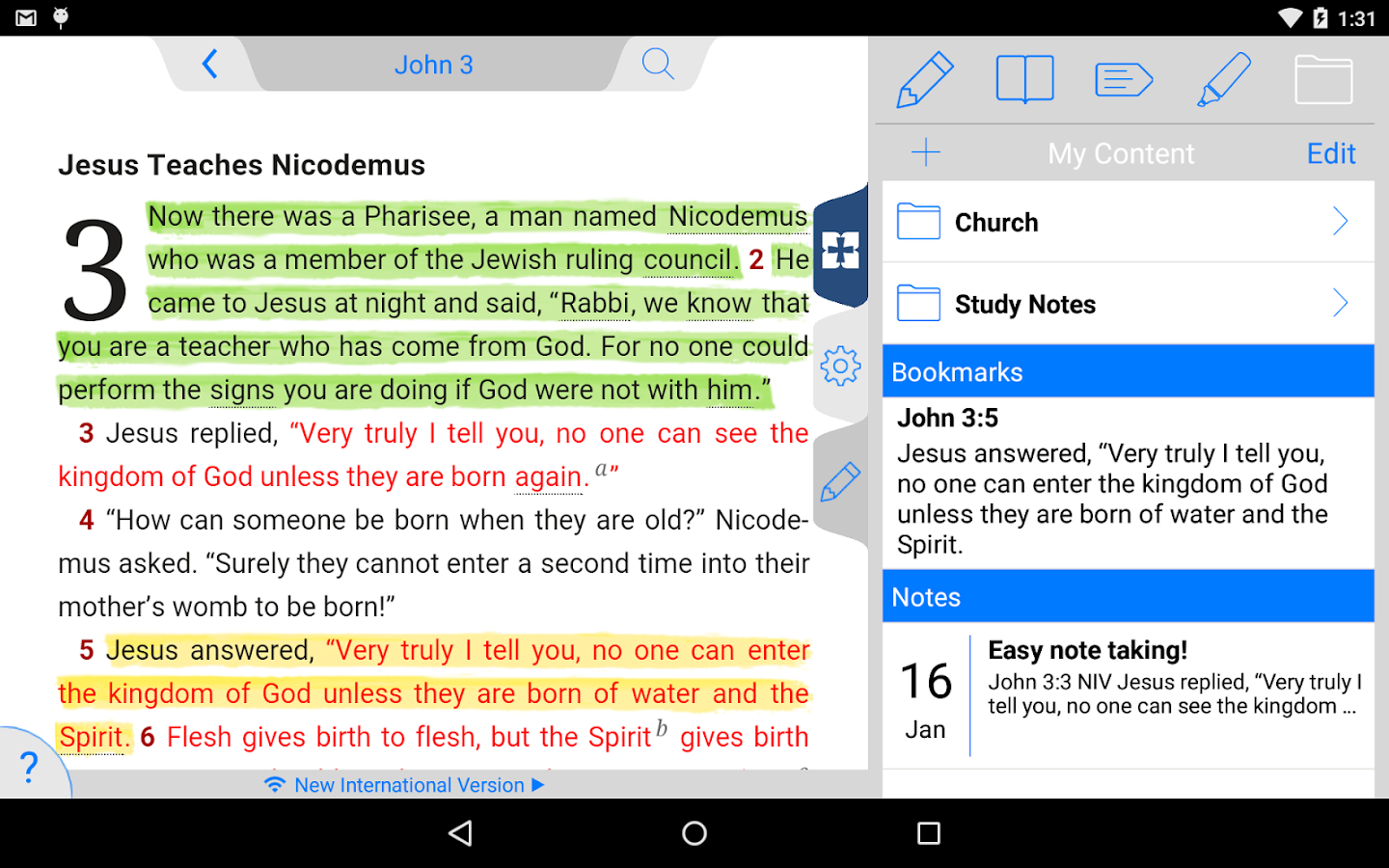 NIV 50th Anniversary Bible 7.8 Android APK Free Download 