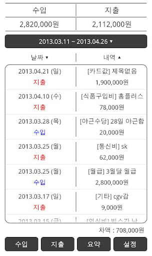 무료 가계부 비긴즈