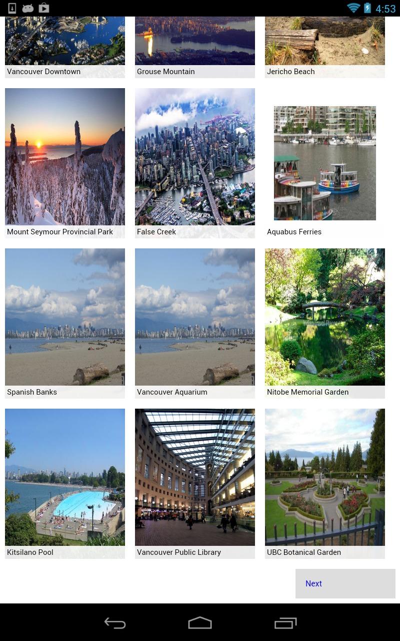 Vancouver Offline Travel Guide Screen 2