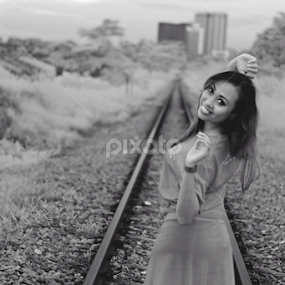 :: Aleeza :: B&W :: by Pemain Derhaka - People Portraits of Women