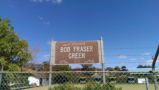 Bob Fraser Green Memorial Sign