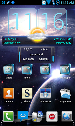 Galaxy S4.3 Blend NextLauncher