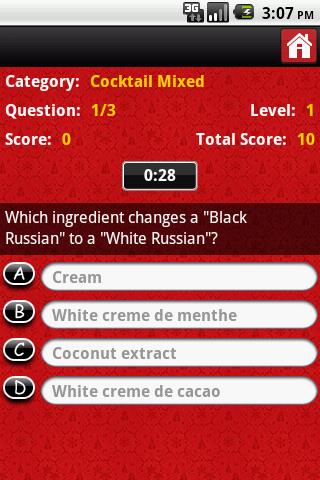 Bartender Trivia Screen 3