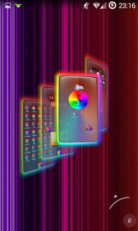 TSF Shell Theme Color Mix HD Screen 3