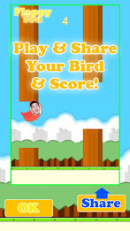 Flappy You: Dodge fun obstacles as a selfie bird poster 5
