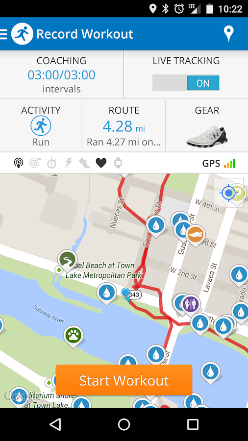 Map Your Run App 