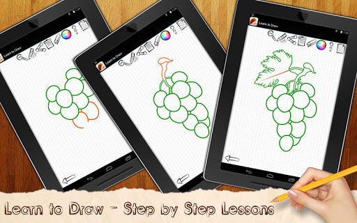 【免費教育App】Learn to Draw Exotic Fruits-APP點子