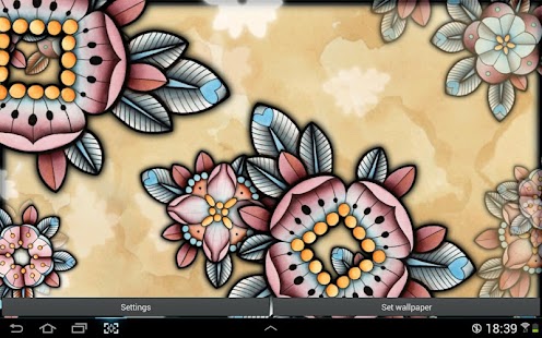 Free Brown Flowers Live Wallpaper APK