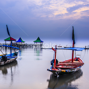Kenjeran Beach, East Java by Richard Liong - Transportation Boats