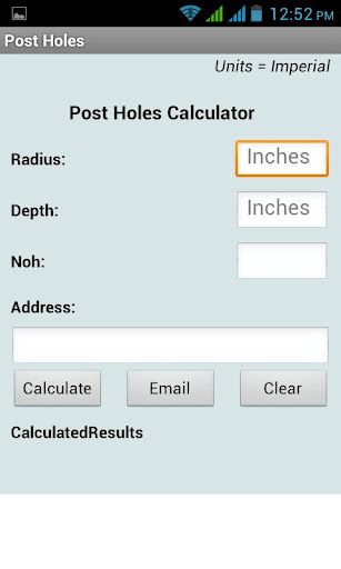 Post Holes Calculator