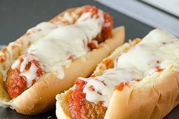 Easy Marinara Meatballs Subs