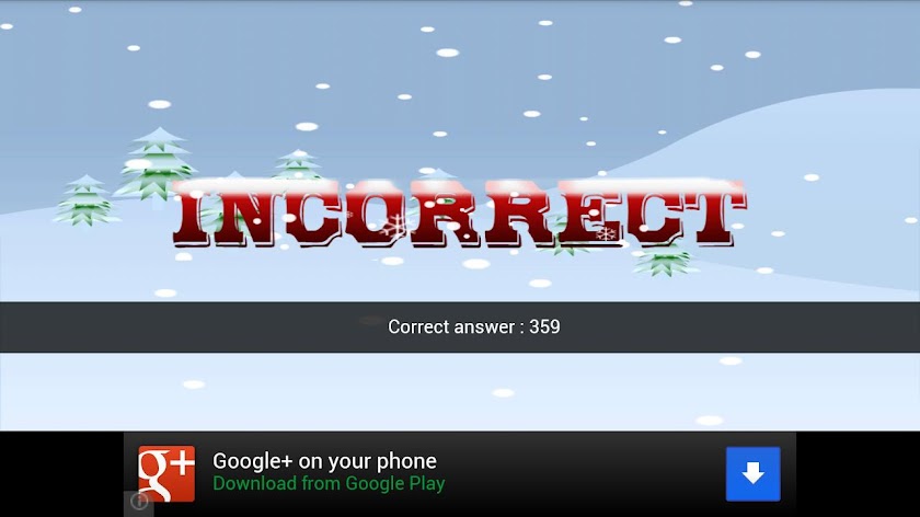 Christmas Quiz Screen 2