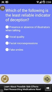 Lie-Q quiz Screenshots 2