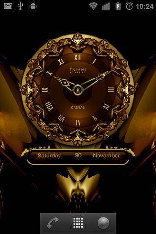 CARNAL Luxury Clock Widget Screen 2