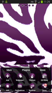 How to mod Violet Zebra for GO Launcher patch 3.0 apk for pc