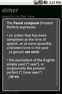ProConjugate French Screenshots 2