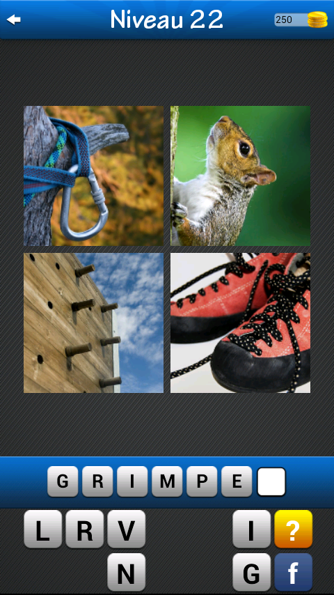 Android application Words &amp; Pics ~ 4 pics 1 word screenshort