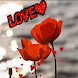 Beautiful Red Love Flowers LWP