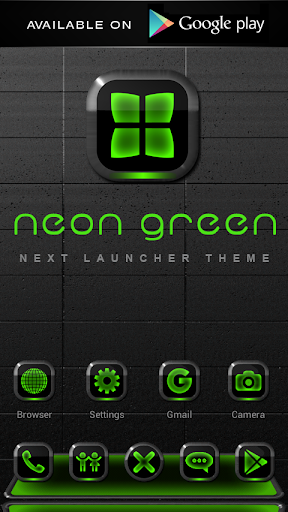 【免費生活App】NEON GREEN Digi Clock Widget-APP點子