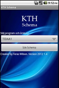 KTH Schema Screenshots 0