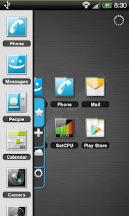 Free Download TSF Shell - ICS Glass Theme APK for Android
