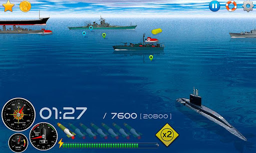 【免費街機App】Silent Submarine - Naval war!-APP點子