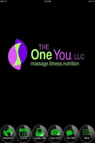 Android application One You Fitness screenshort