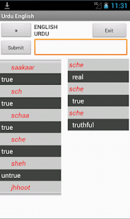 Urdu English Dictionary