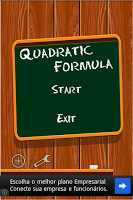 Quadratic Formula FREE APK スクリーンショット画像 #1