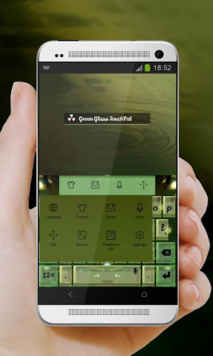 免費下載個人化APP|綠色玻璃 TouchPal Theme app開箱文|APP開箱王