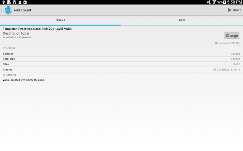 aTorrent - Torrent Downloader - screenshot thumbnail
