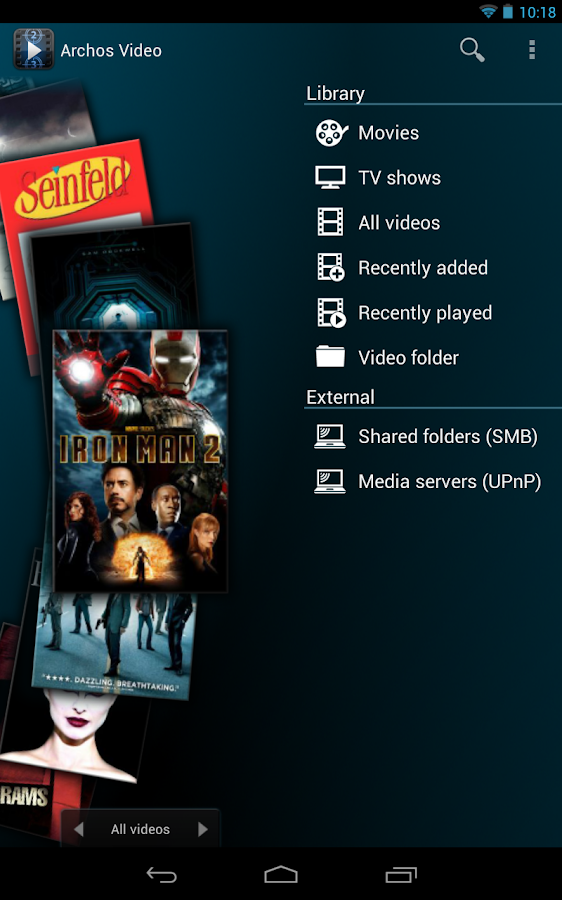 Archos Video Player - screenshot