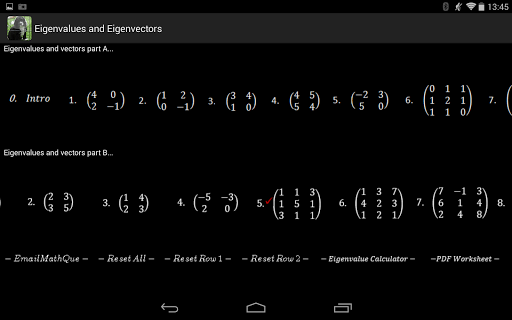 【免費教育App】Linear Algebra Live Worksheet-APP點子