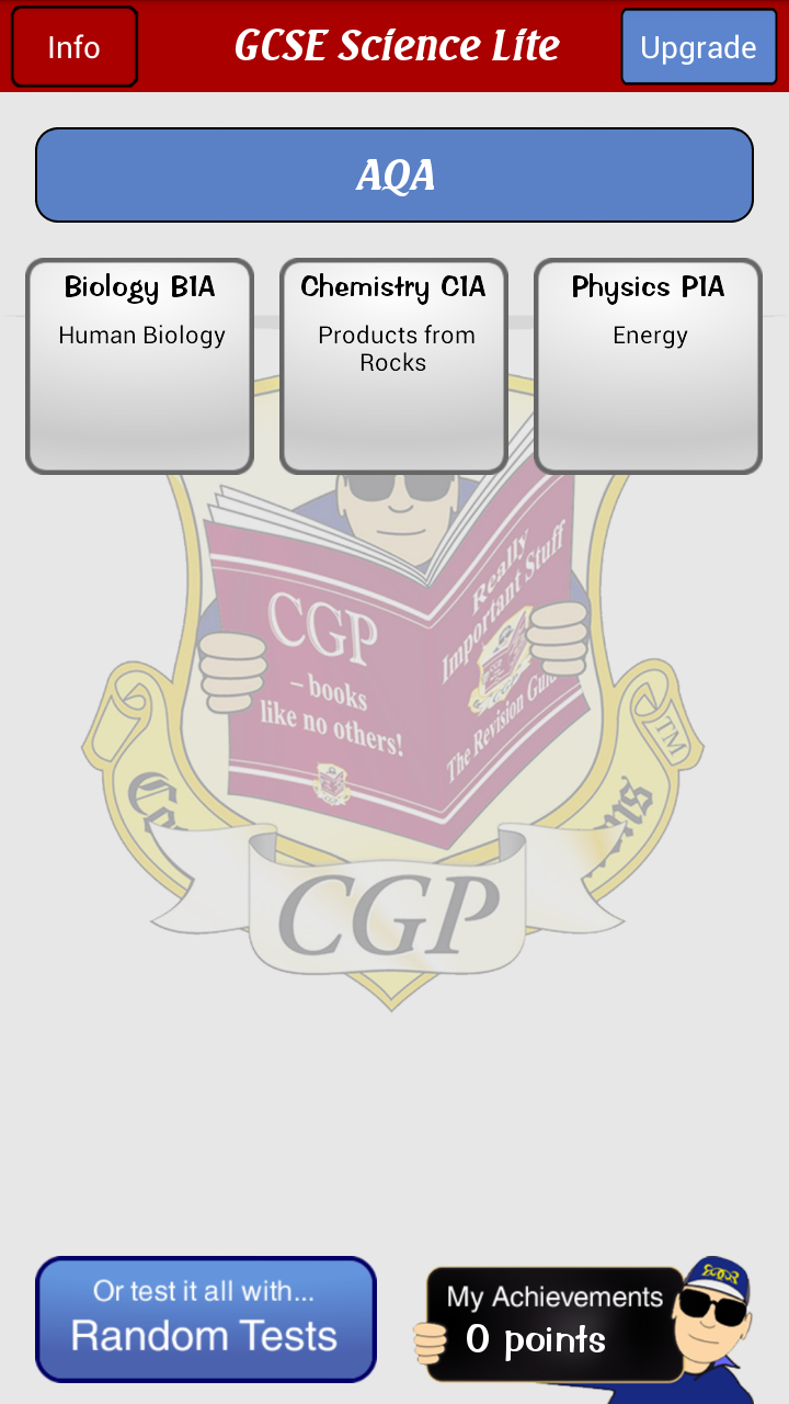 Test &amp; Learn Lite—GCSE Science Screen 1