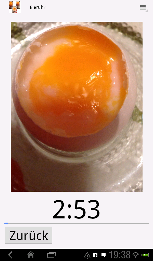 Egg Timer Screen 3