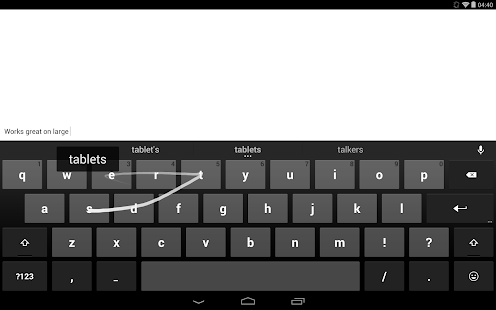 Teclado do Google - screenshot thumbnail