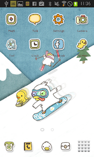 Duck ski icon theme Screenshots 1